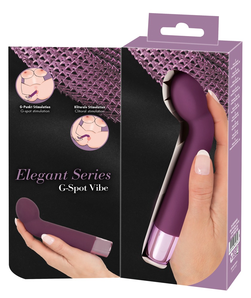 You2Toys Elegant G-spot - nabíjací, vodotesný vibrátor na bod G (fialový)