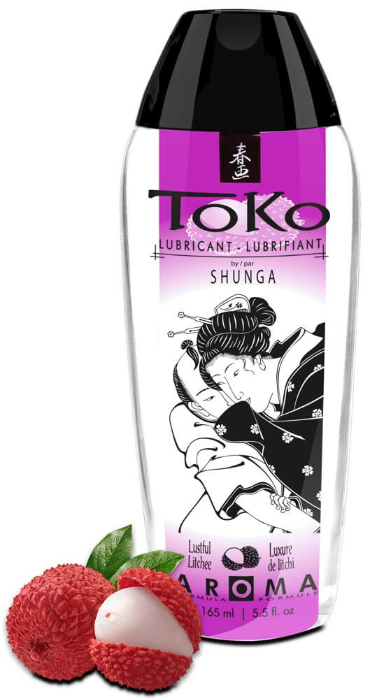 Shunga Toko Aroma Lustful Litchee - ochutený lubrikant - 165 ml