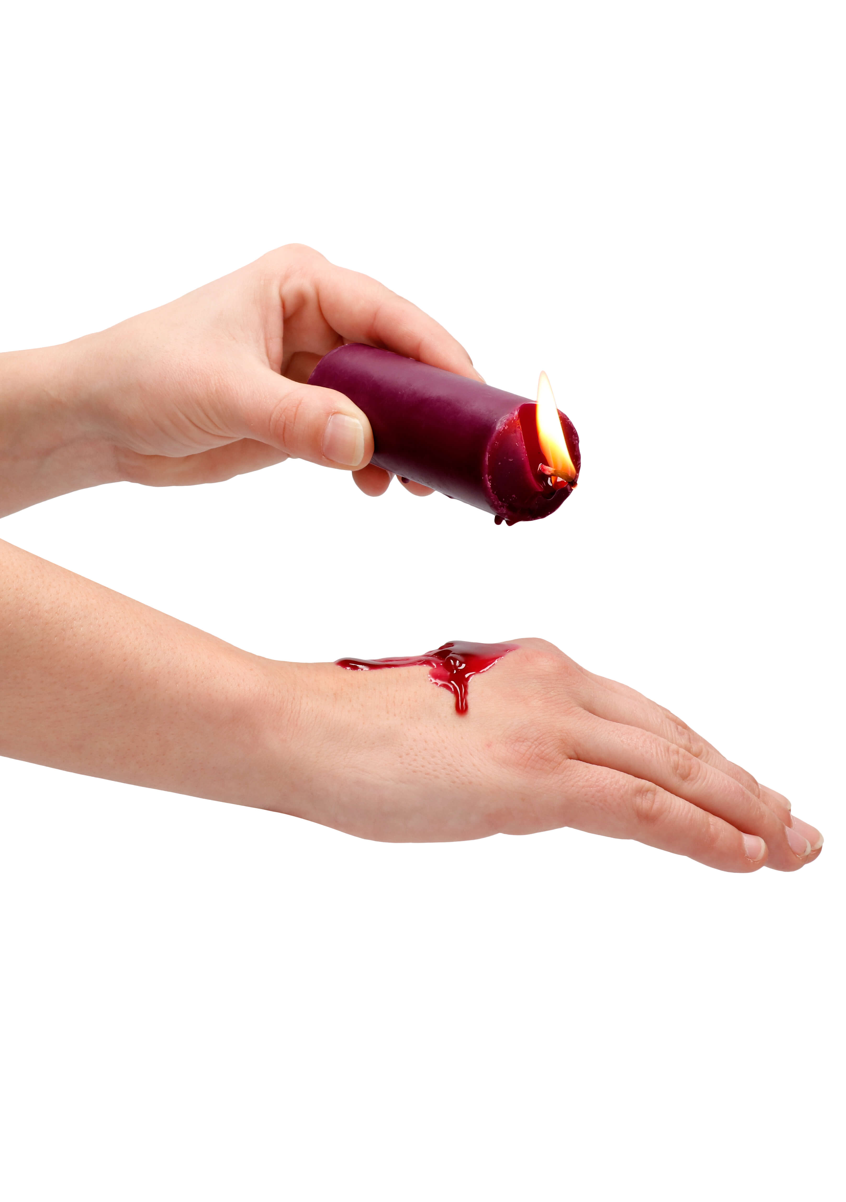 Ouch Rose - parafínová sviečka na telo s vôňou ruže (100 g)